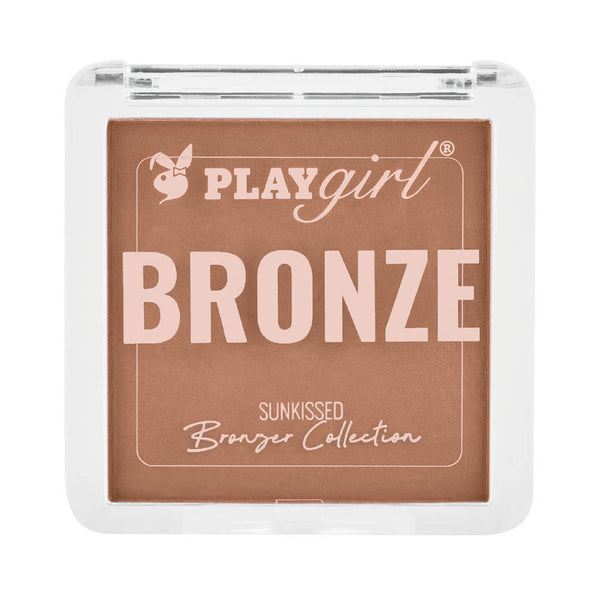 Sunkissed Bronzer Collection compact with soft satin finish for a natural, buildable glow.