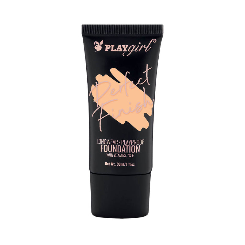 Perfect Finish Foundation tube with water-resistant formula for flawless, long-lasting coverage.