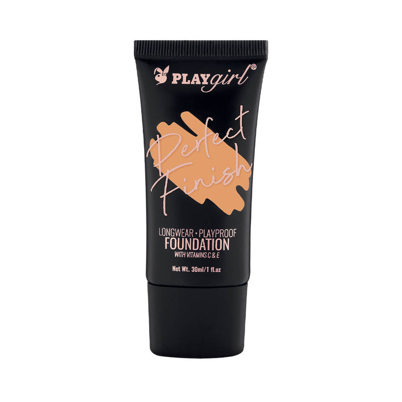 Perfect Finish Foundation tube, longwear, water-resistant formula, medium to full coverage with Vitamin C and E.