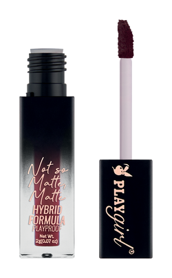 Playproof Matte Liquid Lipstick with applicator, offering long-lasting, vibrant color and a soft matte finish.