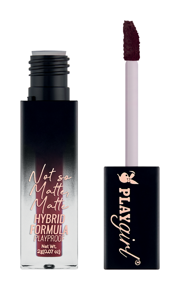 Playproof Matte Liquid Lipstick with applicator, offering long-lasting, vibrant color and a soft matte finish.