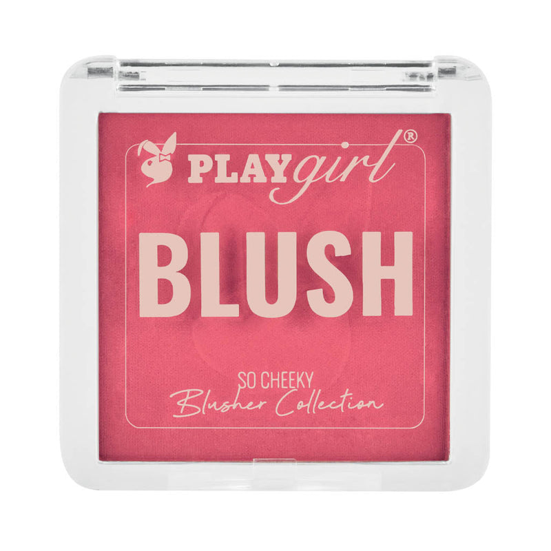 So Cheeky Blusher Collection in vibrant pink packaging.