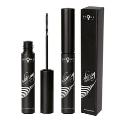 Skinny Mascara Black with micro-brush for precise, intense, clump-free application.