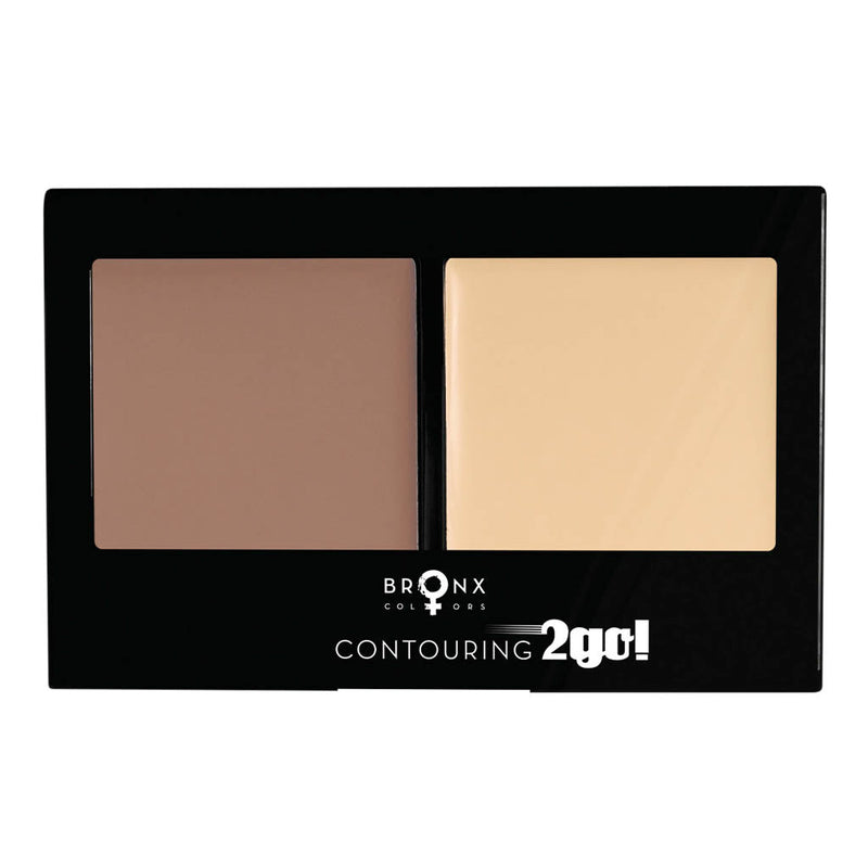 Contour 2 Go creamy contouring palette with diverse shades for flawless application.