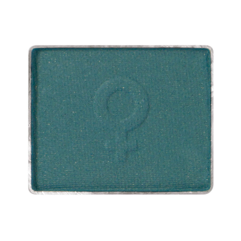 Teal Single Slide Eyeshadow with high-impact pigmentation and silky texture.