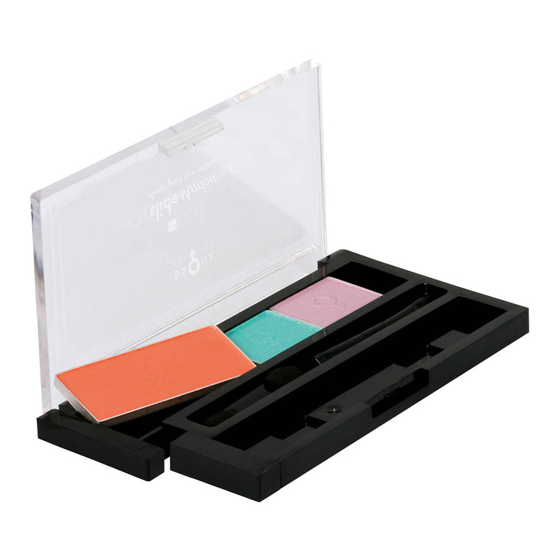 Single Slide Shadow & Blusher Body for customizable palette, holds 1 blusher or 2 eyeshadows.